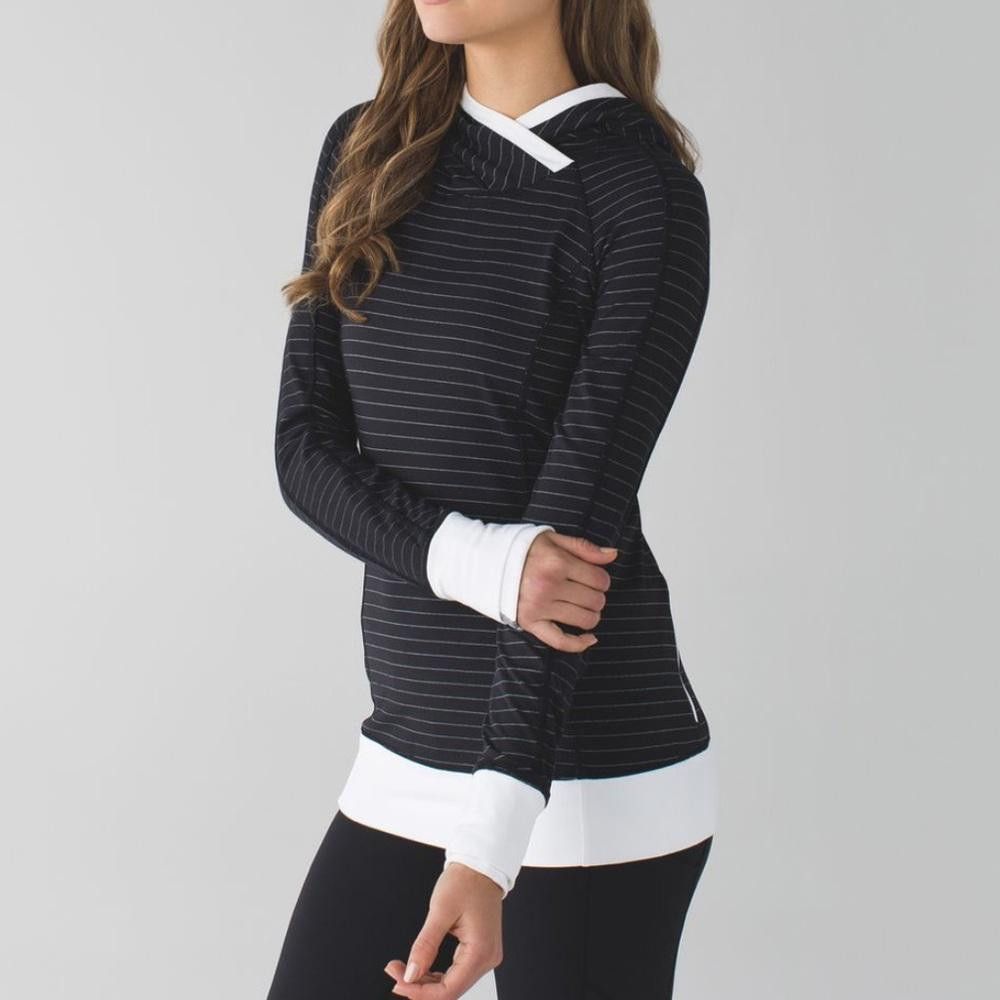 Lululemon lululemon athletica l Think Fast Striped Hoodie Size 8 Size M / US 6-8 / IT 42-44 - 10 Thumbnail