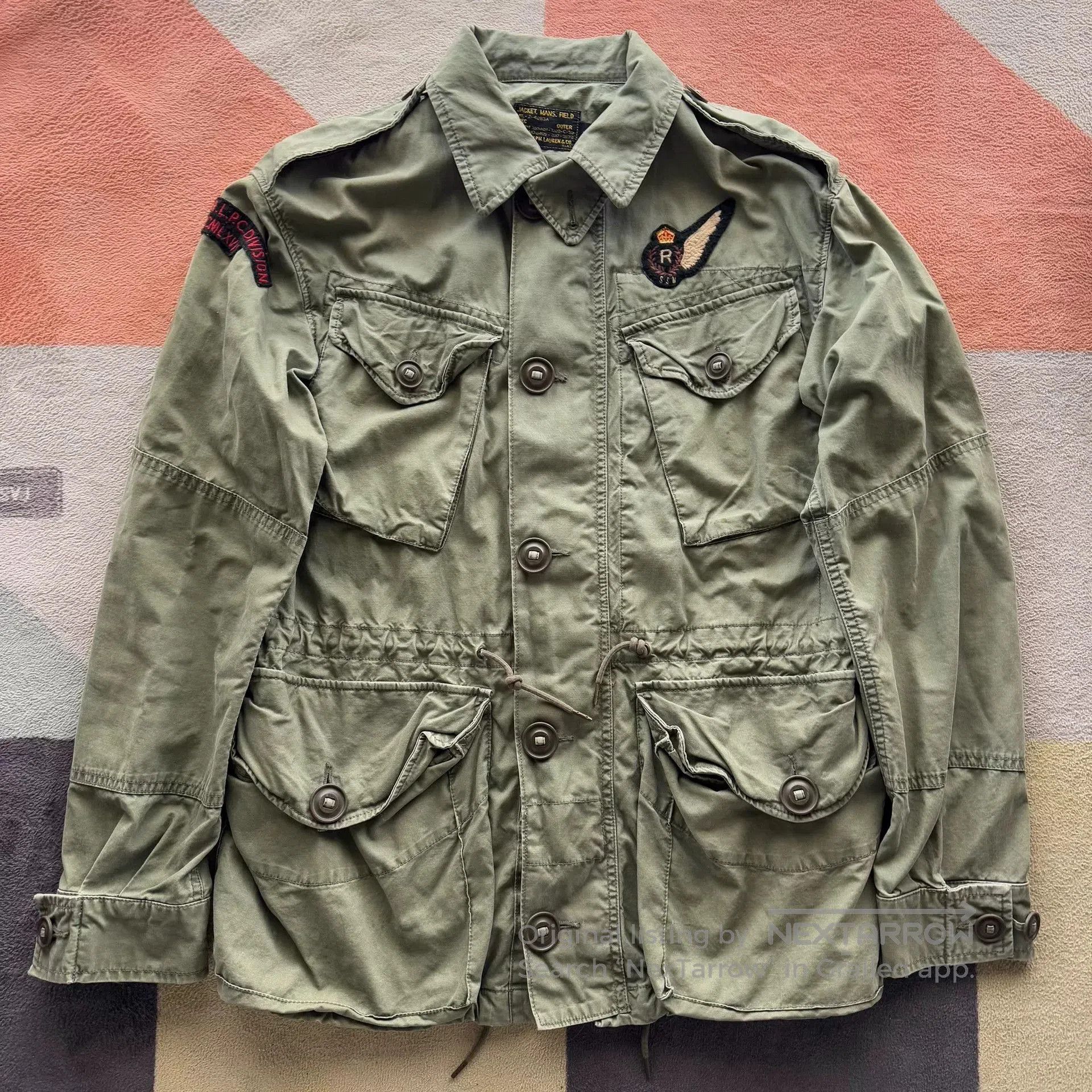 Polo Ralph Lauren Ralph Lauren Polo Embroidered M43 Military Jacket. Size US S / EU 44-46 / 1 - 2 Thumbnail