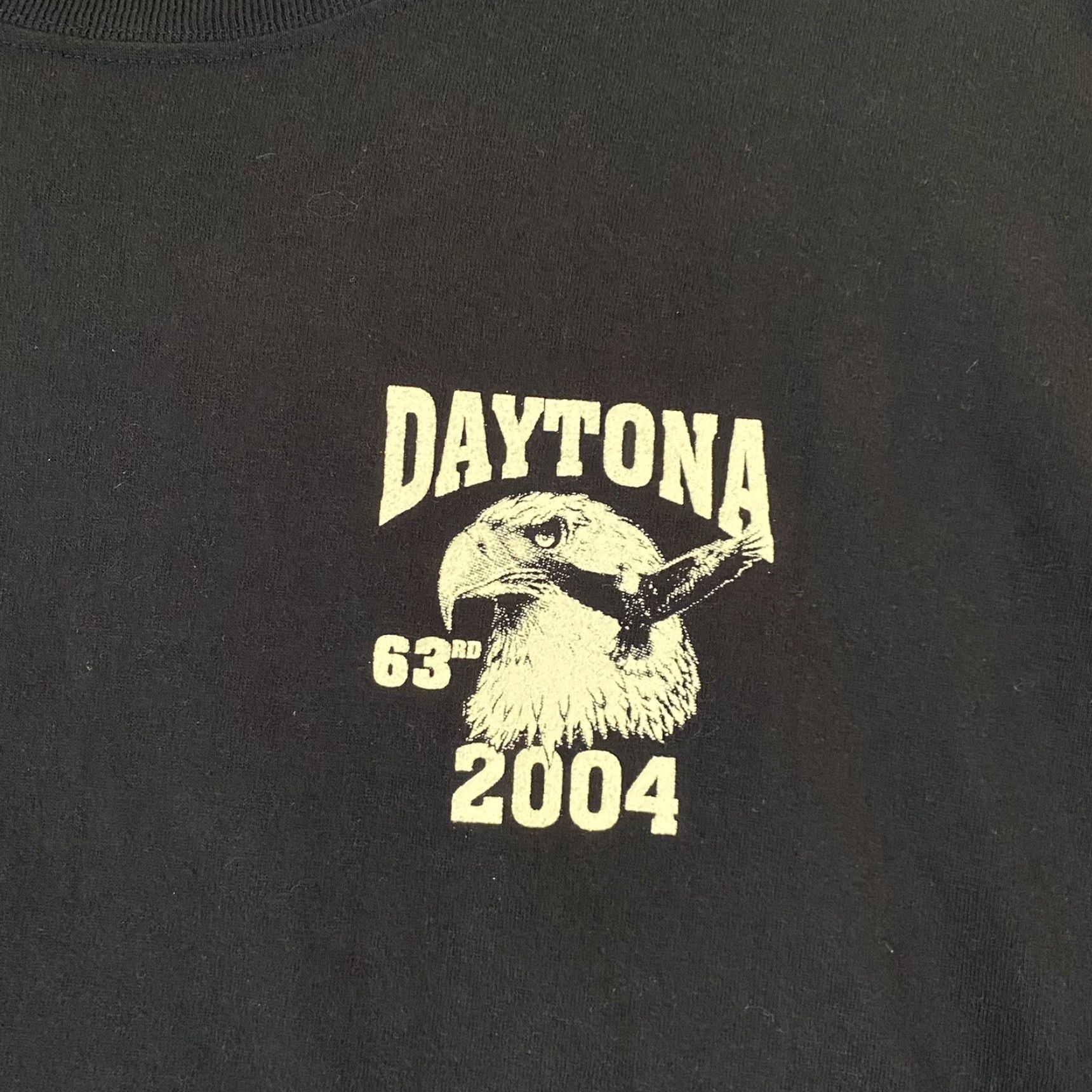Vintage VINTAGE 2004 Bike Week Shirt Mens Large Navy Blue Tee Daytona Eagle BNK Motorcycle Shirt Mens Large Navy Blue Tee Size US L / EU 52-54 / 3 - 4 Thumbnail