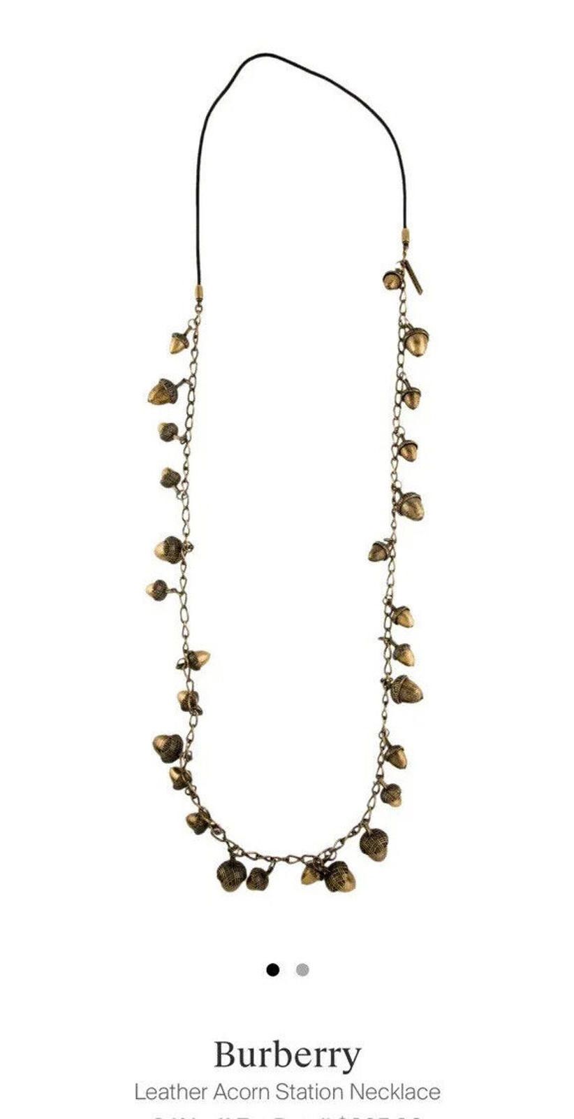 Burberry Burberry Long Acorn Necklace RARE Gorgeous London UK Size ONE SIZE - 1 Thumbnail