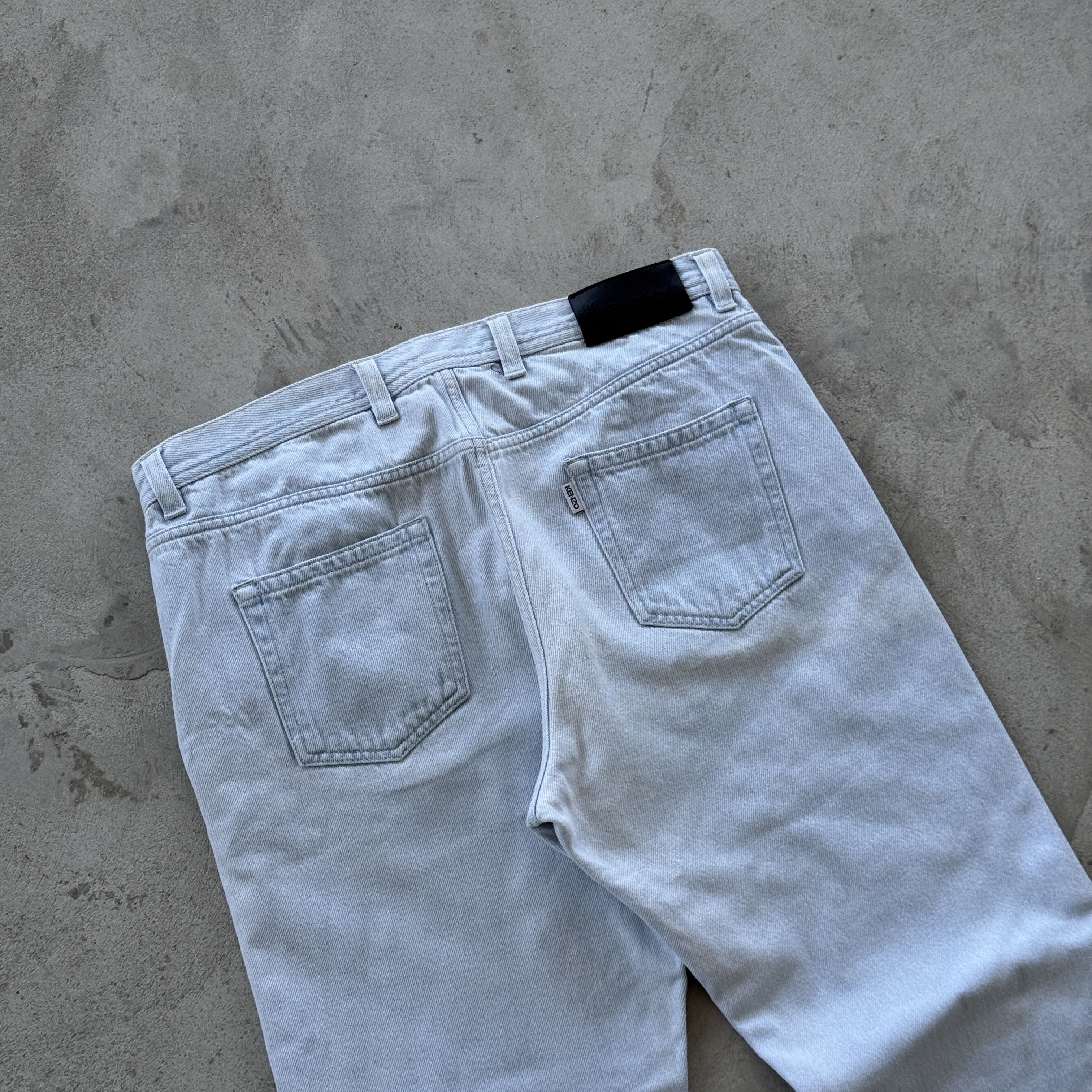 Kenzo Kenzo Paris Light Blue Wash Denim Jeans W34 Straight Leg Size US 34 / EU 50 - 4 Thumbnail