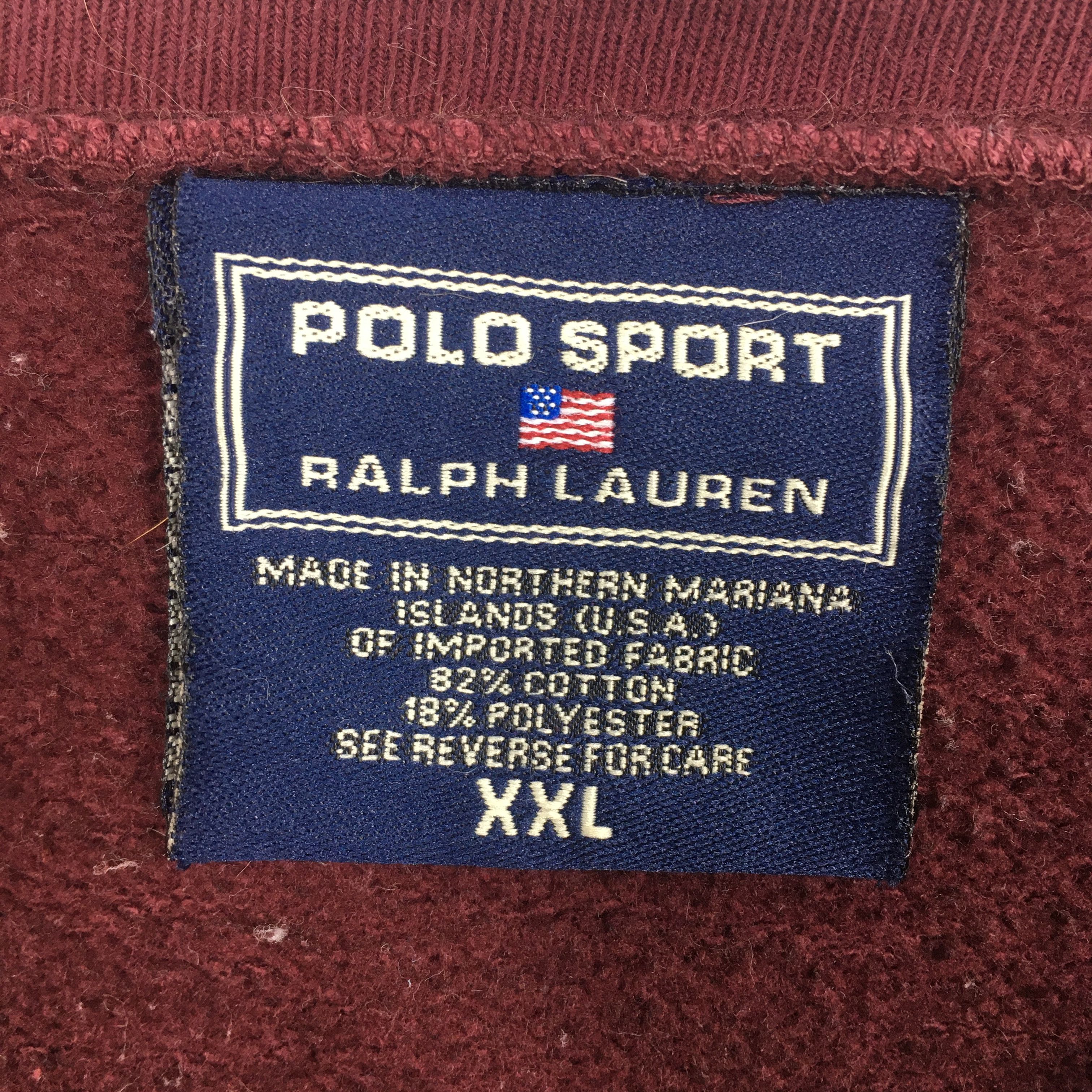 Polo Ralph Lauren × Vintage Vintage 90's Polo Sport Ralph Lauren Sweater XXLarge Size US XXL / EU 58 / 5 - 3 Thumbnail
