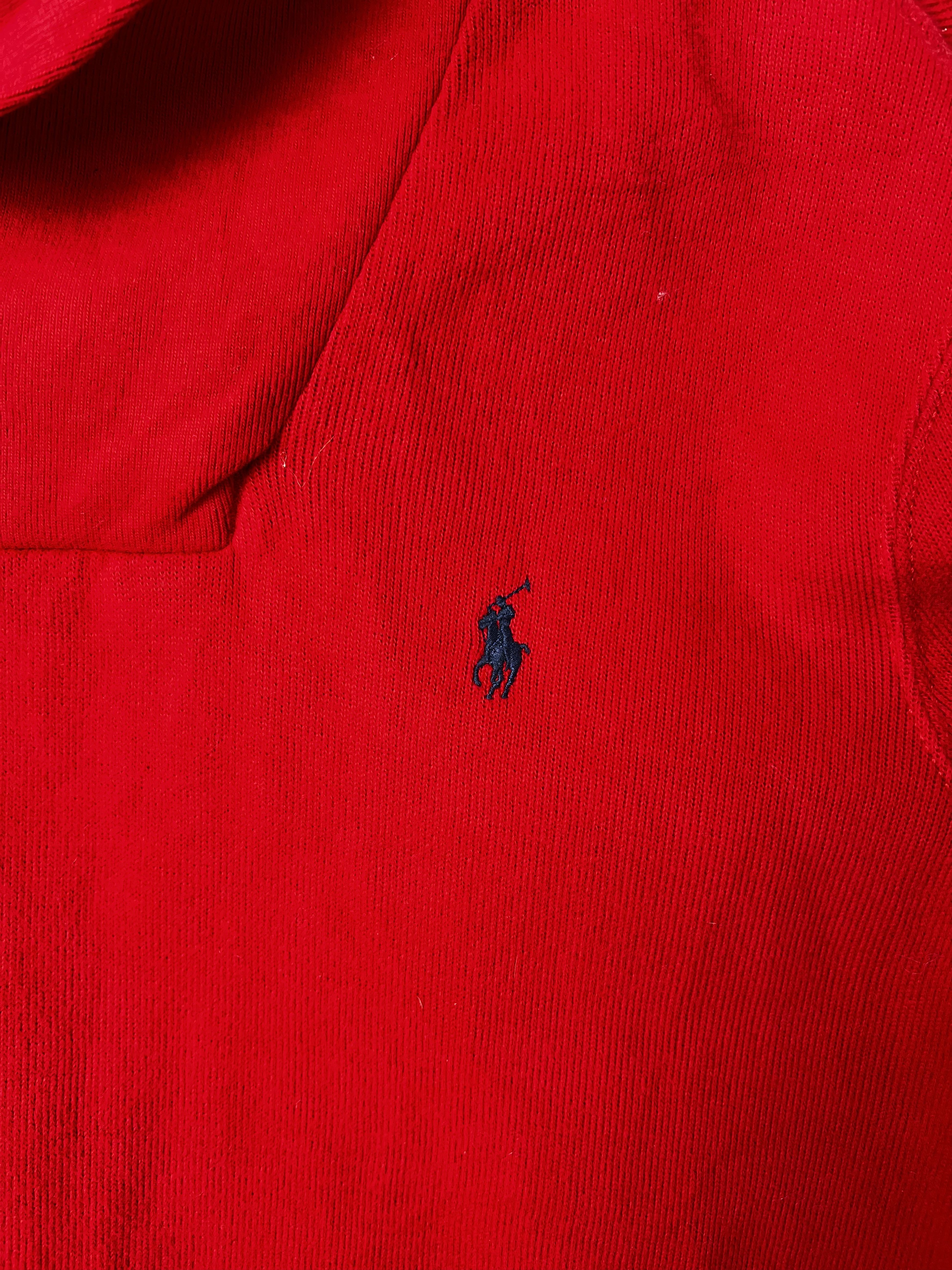 Polo Ralph Lauren Ralph Lauren Cotton Sweater Shawl Collar Red Large Size US L / EU 52-54 / 3 - 3 Thumbnail