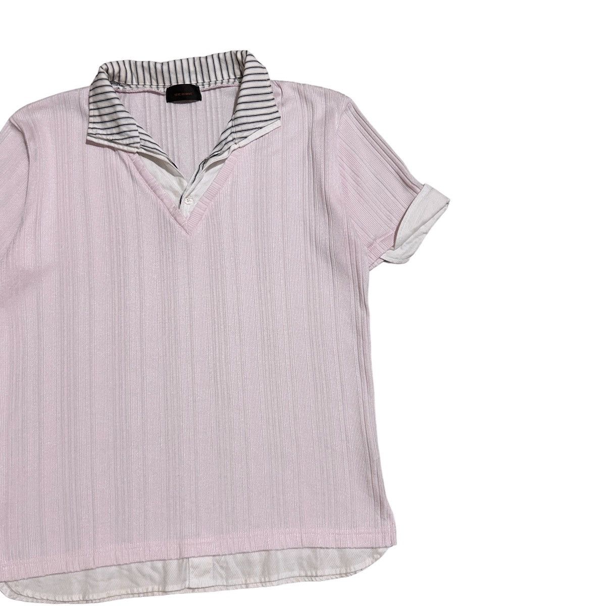 Issey Miyake × Japanese Brand × Tete Homme 1990s Tete Homme - Pink Top Size US M / EU 48-50 / 2 - 3 Thumbnail