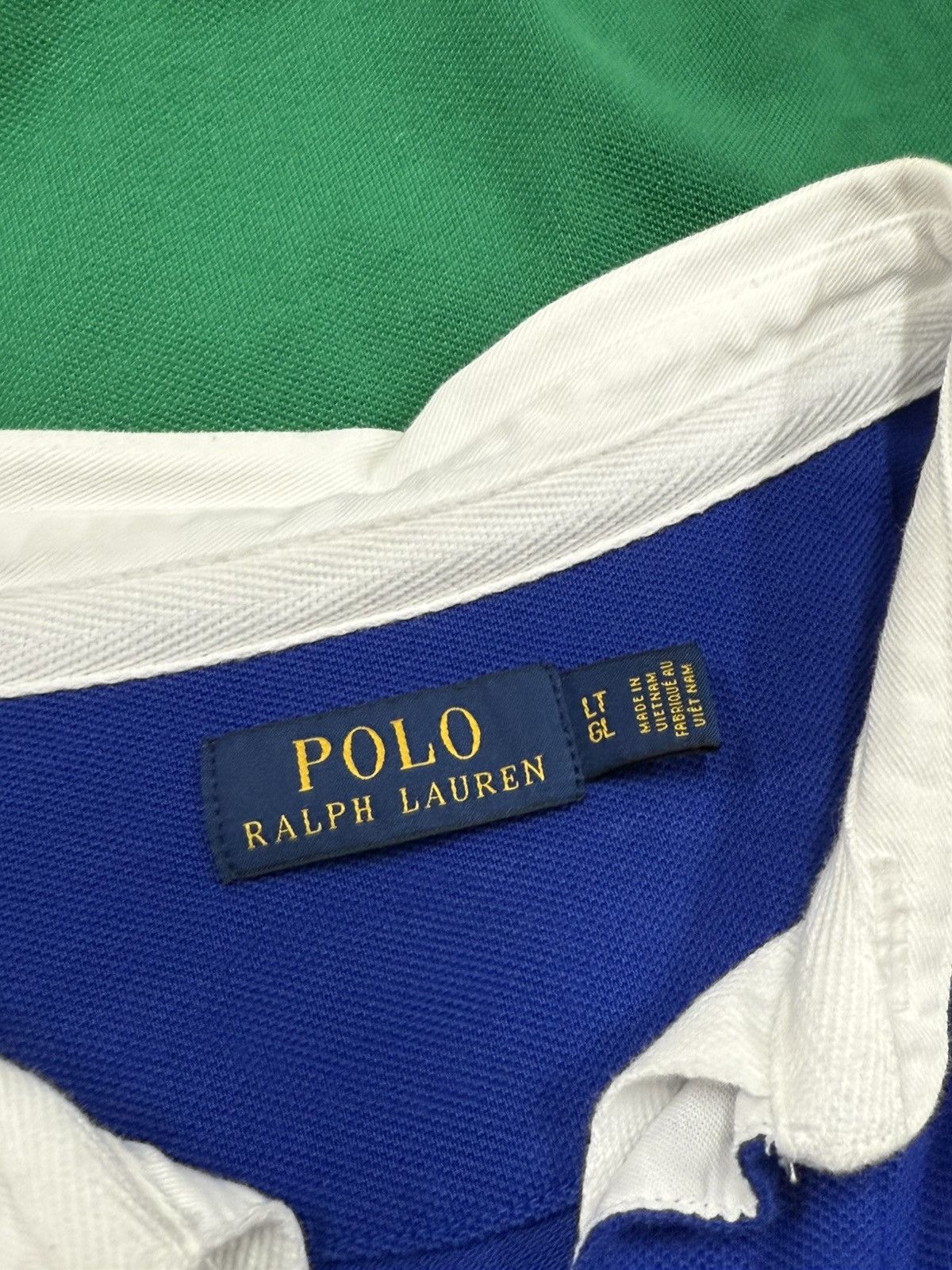 Polo Ralph Lauren Polo Ralph Lauren Color Block " POLO " Retro Classic Large Size US L / EU 52-54 / 3 - 7 Thumbnail