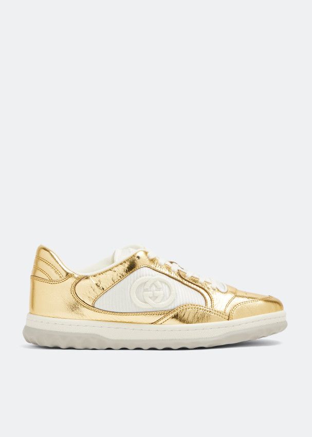 o1s1wg110425 MAC80 Sneakers in White & Gold