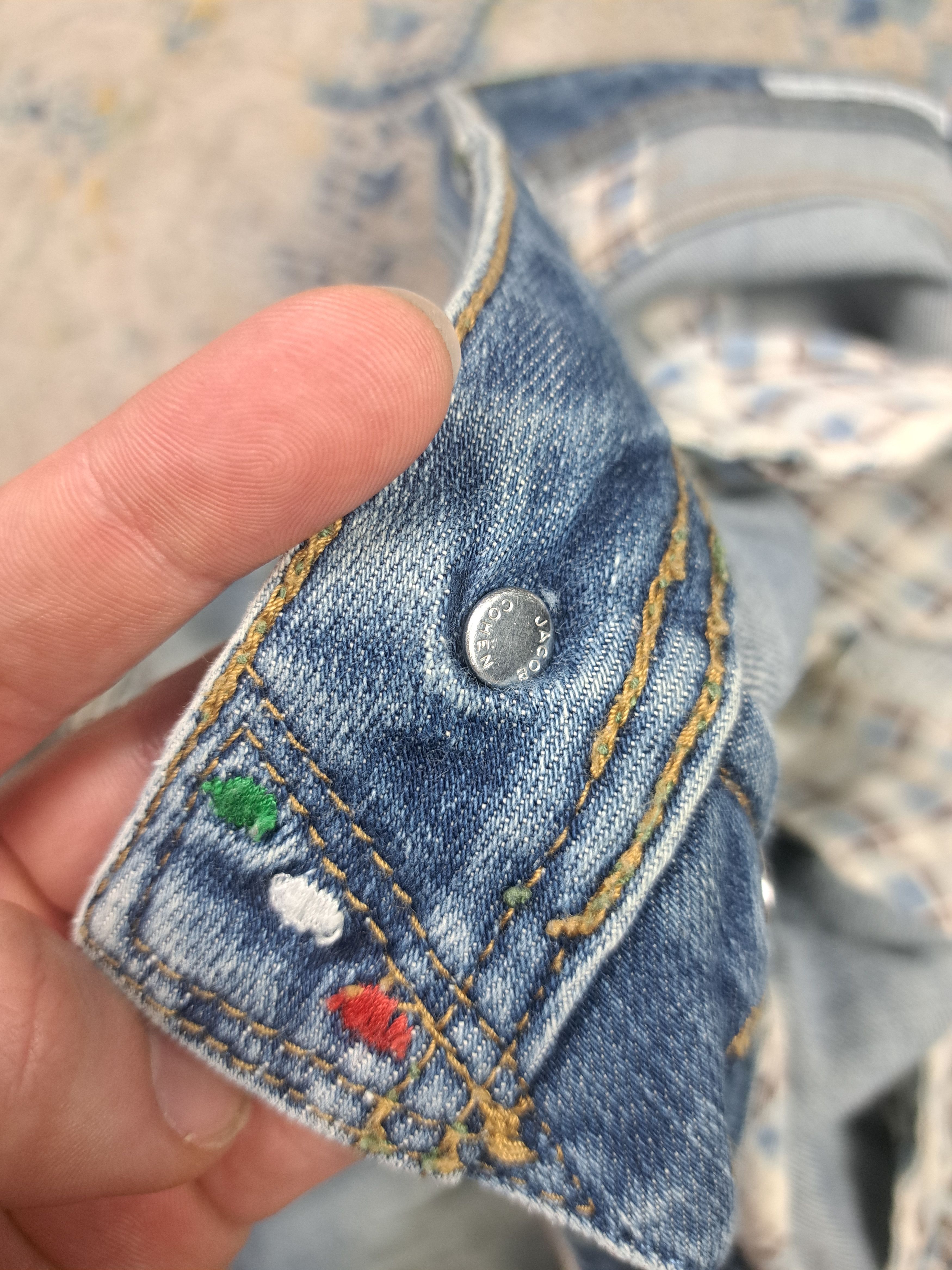 Jacob Cohen Jacob Cohen Pony Hair Patch Handmade Distressed Denim Size US 32 / EU 48 - 16 Thumbnail