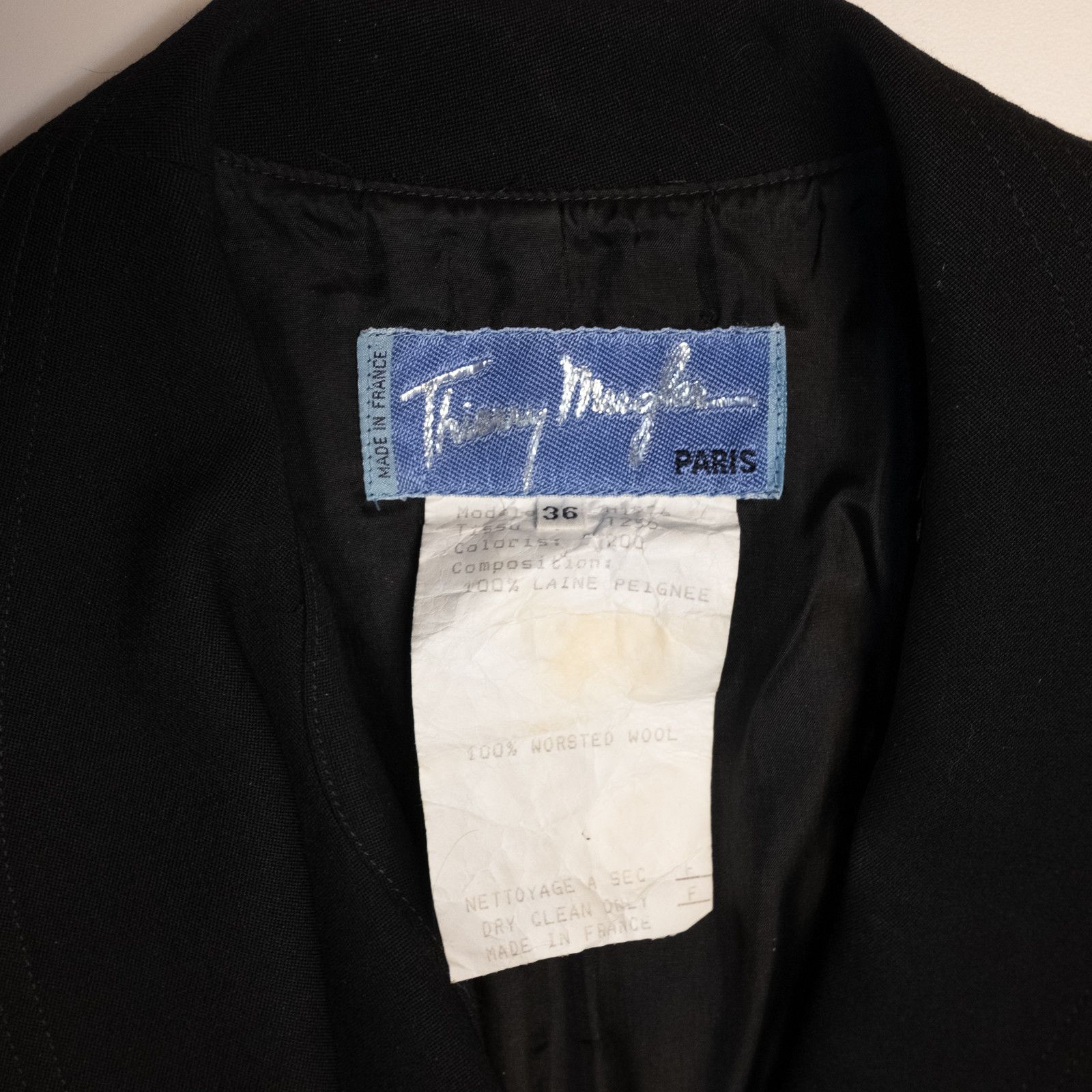 Thierry Mugler Archival Runway Thierry Mugler AW 1989 suit jacket Size XS / US 0-2 / IT 36-38 - 6 Thumbnail
