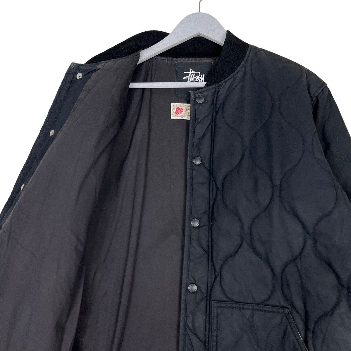 Stussy 🔥 STUSSY QUILTED BOMBER JACKET THE BRITISH MILLERAIN SYSTEM Size US L / EU 52-54 / 3 - 12 Thumbnail