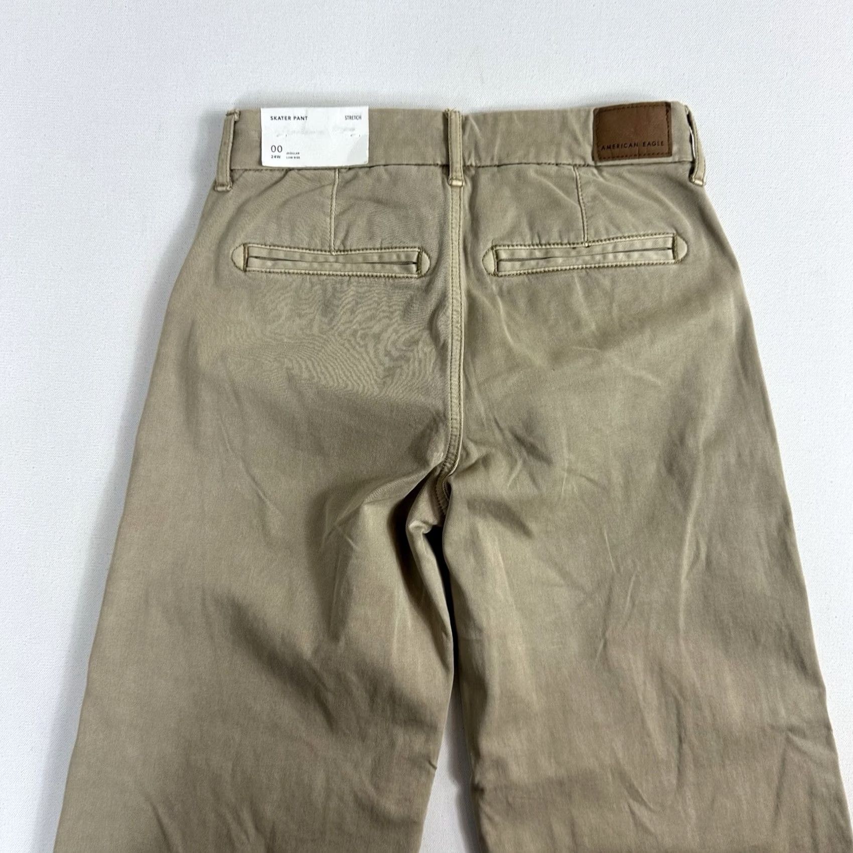 American Eagle Outfitters American Eagle Outfitters Jeans Pants Skater Low Rise 00 Brown Regular Women Size 24" / US 00 / IT 34 - 4 Thumbnail