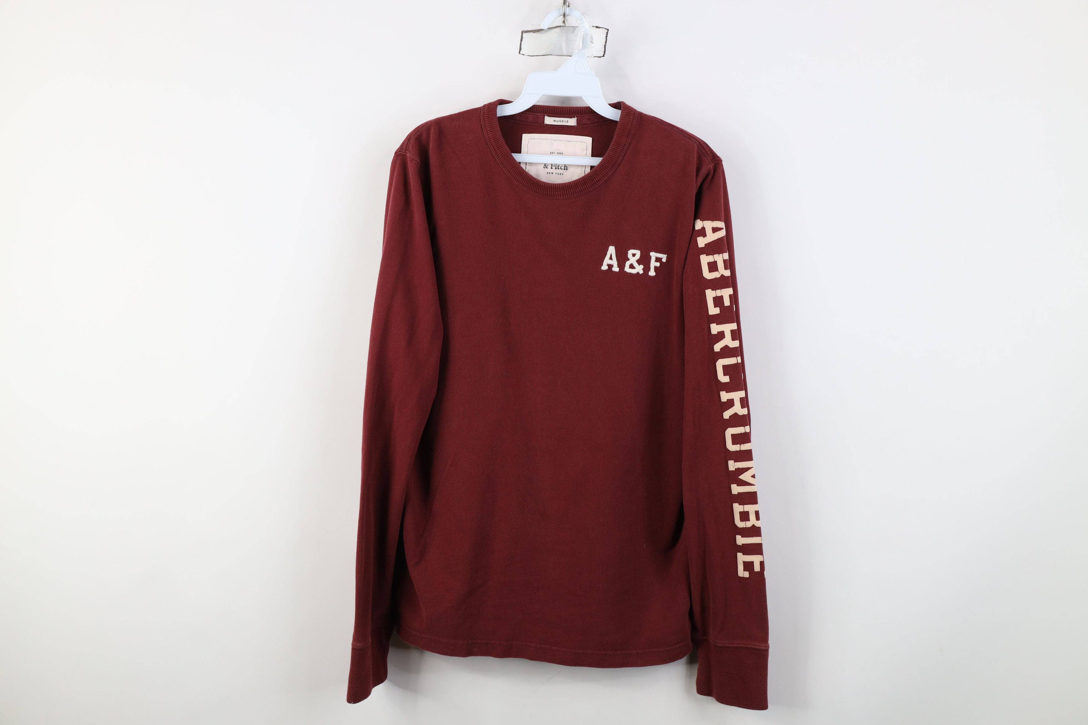 Vintage 90s Y2K Abercrombie & Fitch Knit Long Sleeve T-Shirt