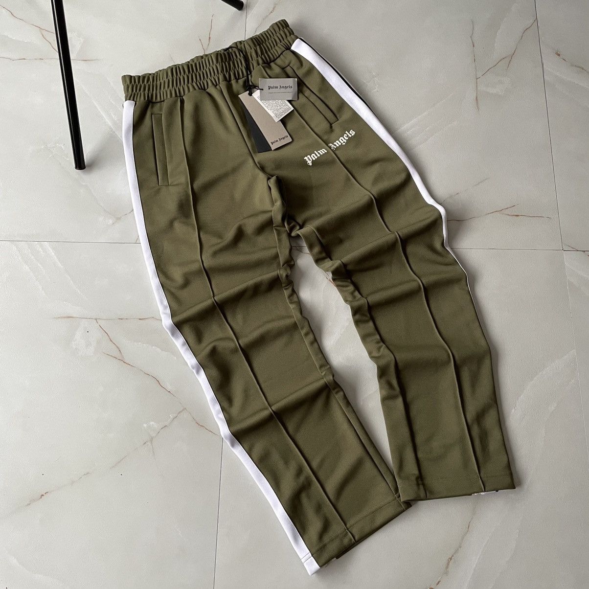 Palm Angels PALM ANGELS MILITARY TRACKPANTS Size US 32 / EU 48 - 2 Thumbnail
