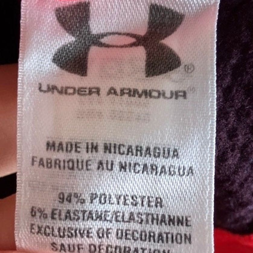 Under Armour Under Armour Womens Sweatshirt Pink 1/4 Zip Heat Gear Fitted Pullover Stretch L Size L / US 10 / IT 46 - 7 Thumbnail