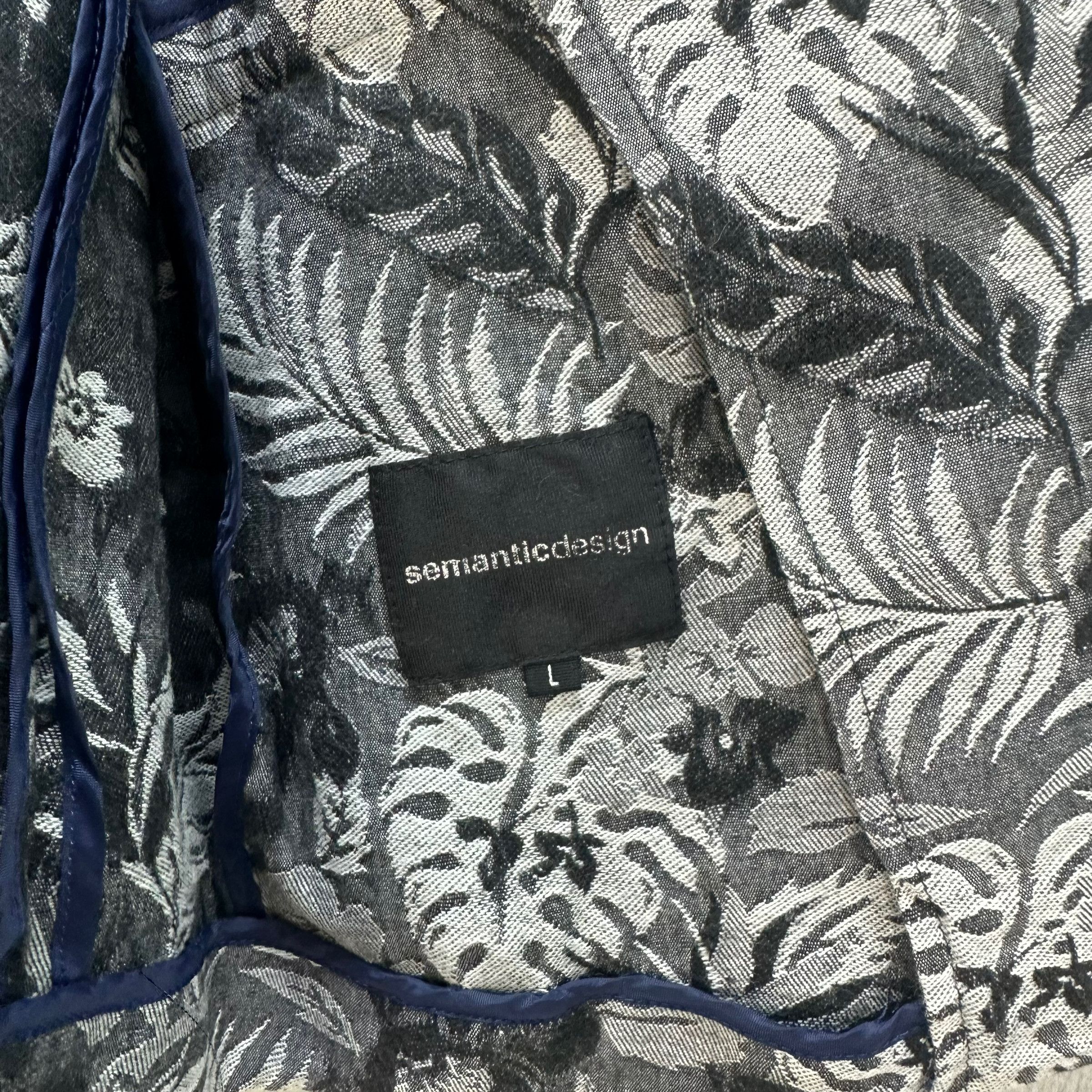 semanticdesign SEMANTIC DESIGN FULLPRINT CASUAL JACKET #7953-192 Size US L / EU 52-54 / 3 - 7 Thumbnail