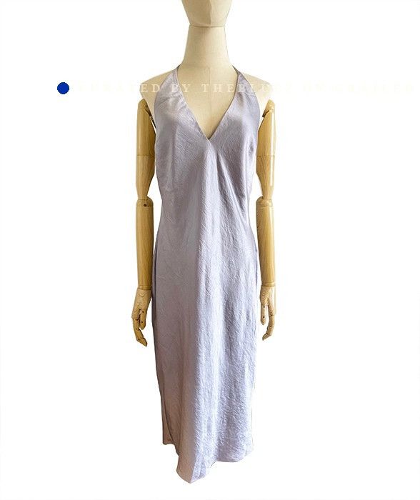 T by Alexander Wang t by alexanderwang halter V-neck slip dress Size S / US 4 / IT 40 - 1 Thumbnail