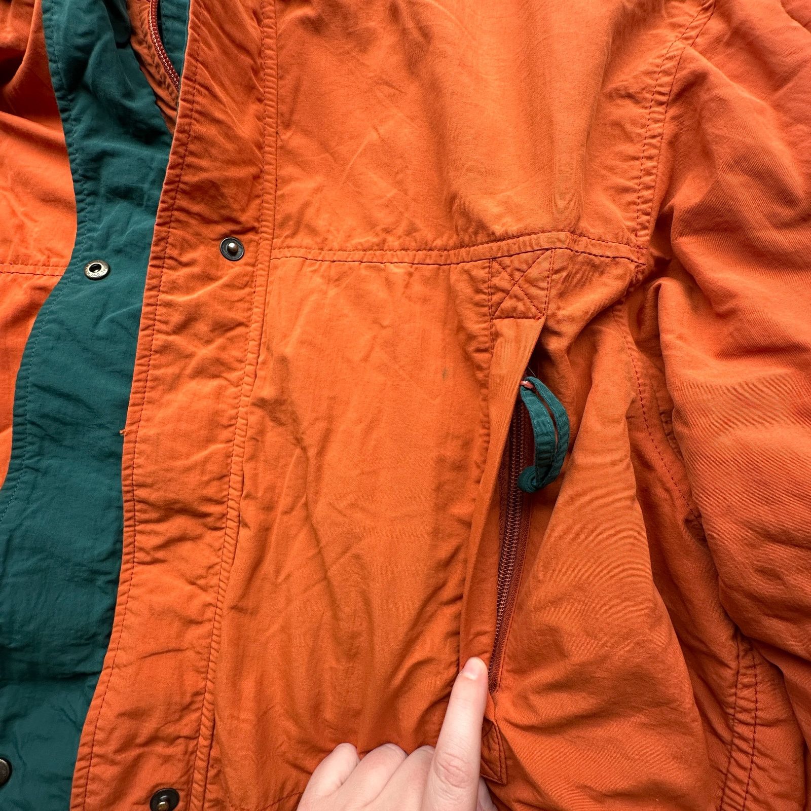 Eddie Bauer Vintage 90s Eddie Bauer Polartec Jacket Womens Large Orange Size L / US 10 / IT 46 - 17 Thumbnail
