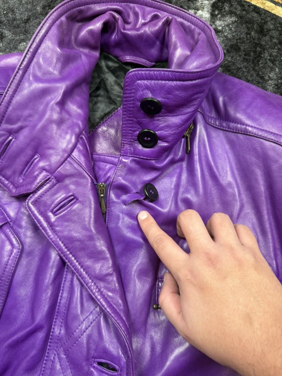 Escada Leather Jacket -Coat Escada Very rare model Vintage Size L / US 10 / IT 46 - 8 Thumbnail