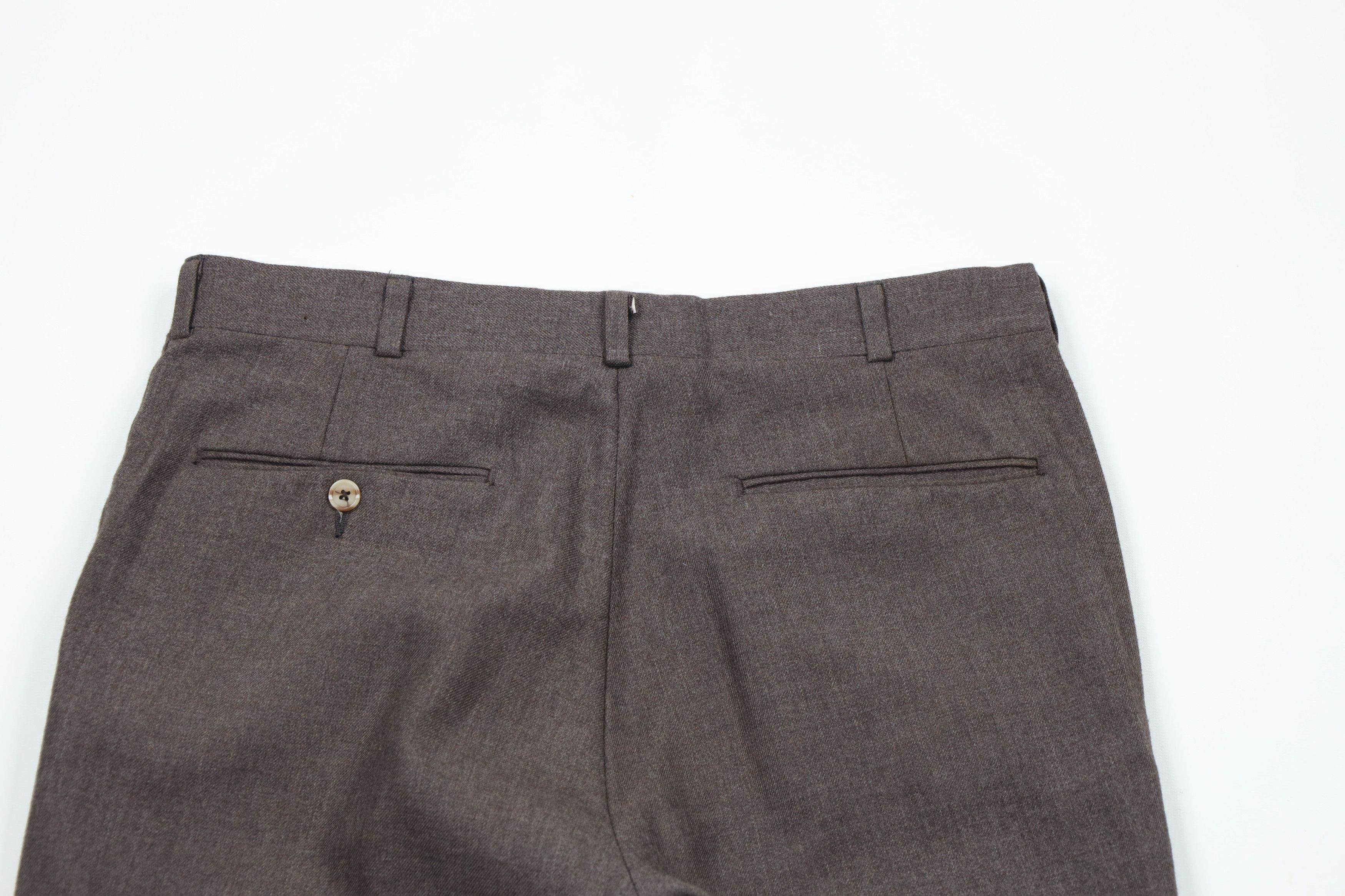 Vintage Vintage 70s Streetwear Flared Wide Leg Chino Pants Brown USA Size US 32 / EU 48 - 9 Thumbnail