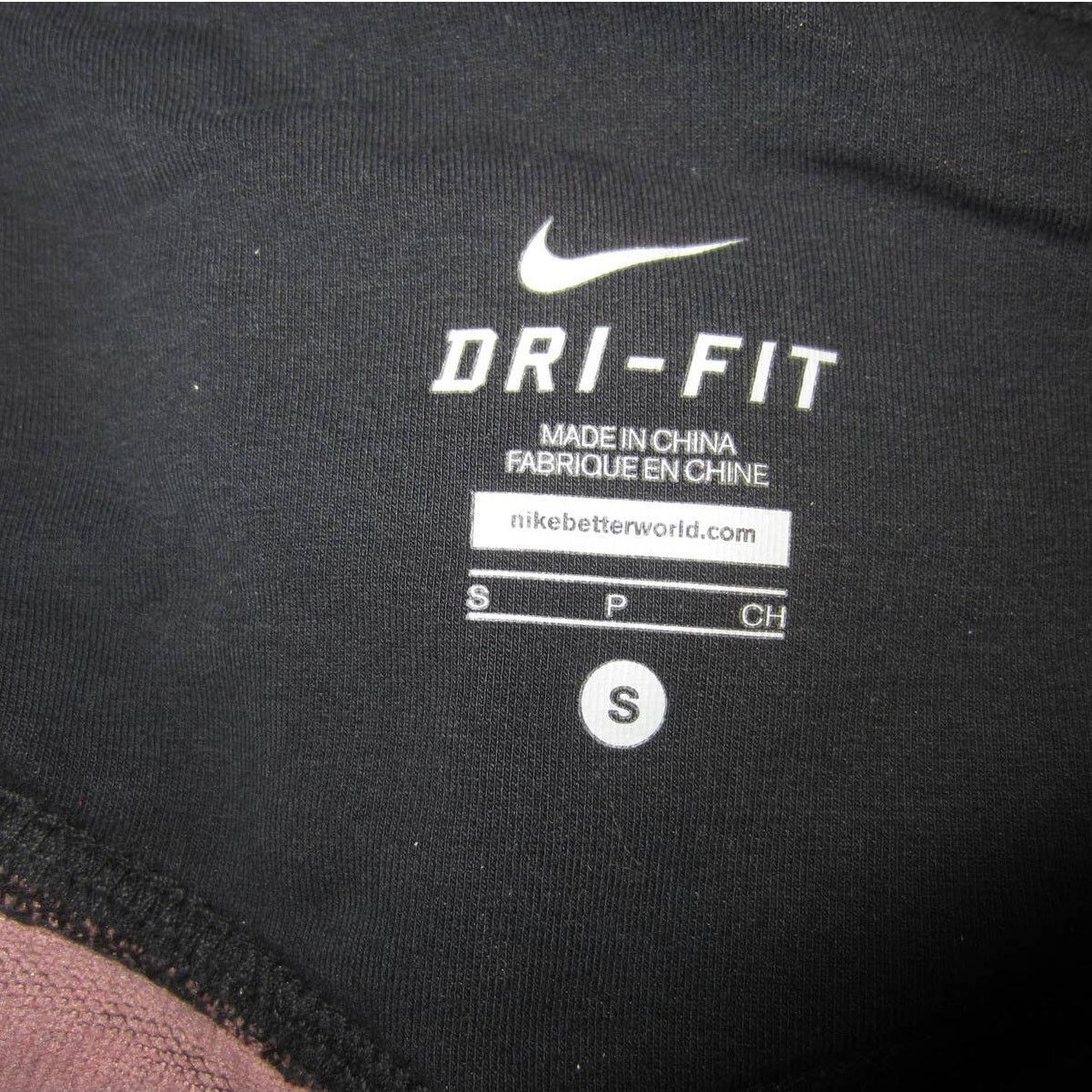 Nike Nike Dri-FIT Ombre Black Orange Gradient Capri Leggings S Size 23" - 4 Thumbnail