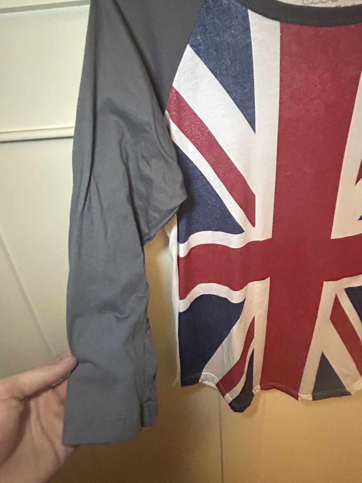 Vintage Union jack raglan sleeve t-shirt Size US M / EU 48-50 / 2 - 6 Thumbnail
