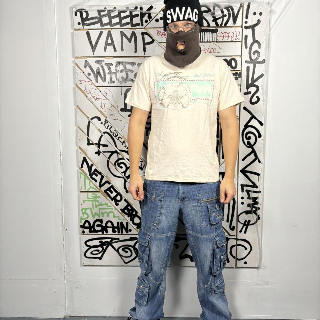 Hanes × Japanese Brand × Vintage Vintage y2k 90s single stitch usa t-shirt Size US L / EU 52-54 / 3 - 1 Thumbnail