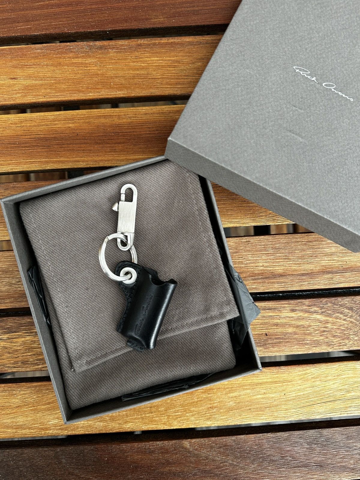 Rick Owens Rick Owens Mini lighter holder black | Grailed