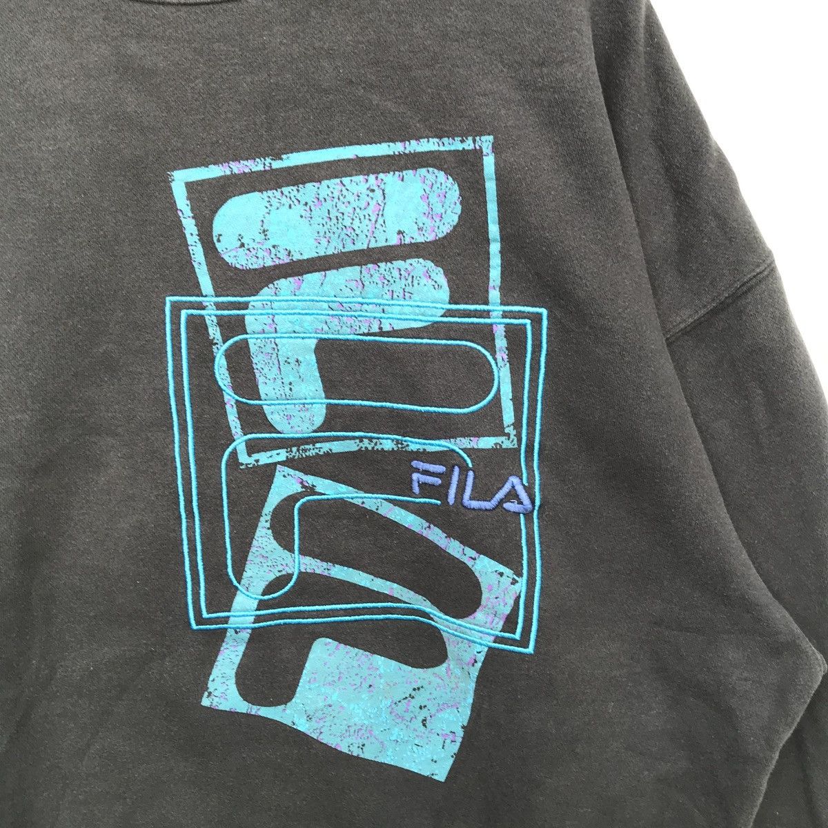 Fila × Vintage Vintage Fila Sweatshirt Oversize Size US XL / EU 56 / 4 - 3 Thumbnail