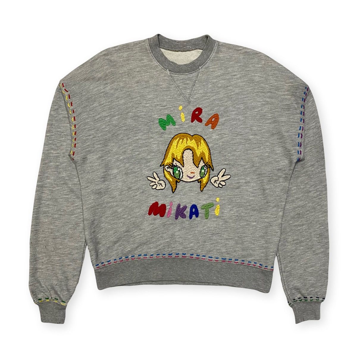 image of Mira Mikati Javier Calleja Sweatshirt in Grey, Women's (Size Medium)