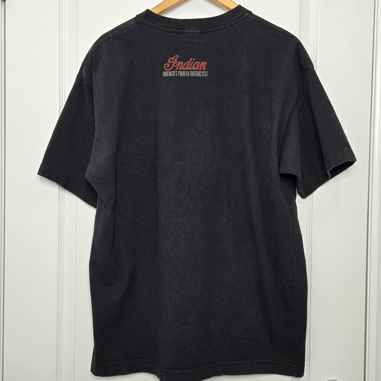 Indian Motorcycle Vintage Indian Motorcycle Shirt Men's Large Black Tee Size US L / EU 52-54 / 3 - 4 Thumbnail