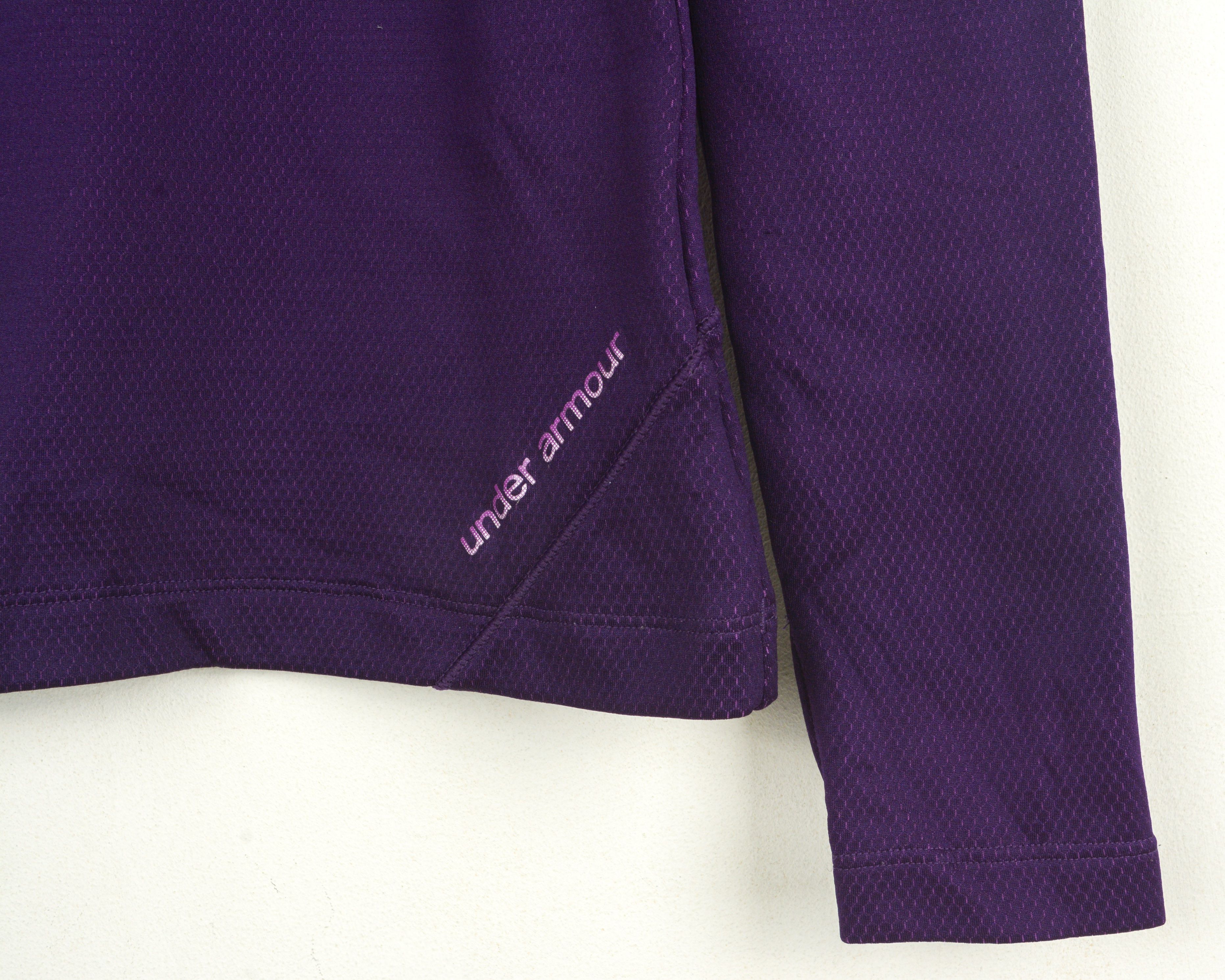 Under Armour Coldgear Women S Long Sleeve Baselayer Jersey Purple Size S / US 4 / IT 40 - 3 Thumbnail
