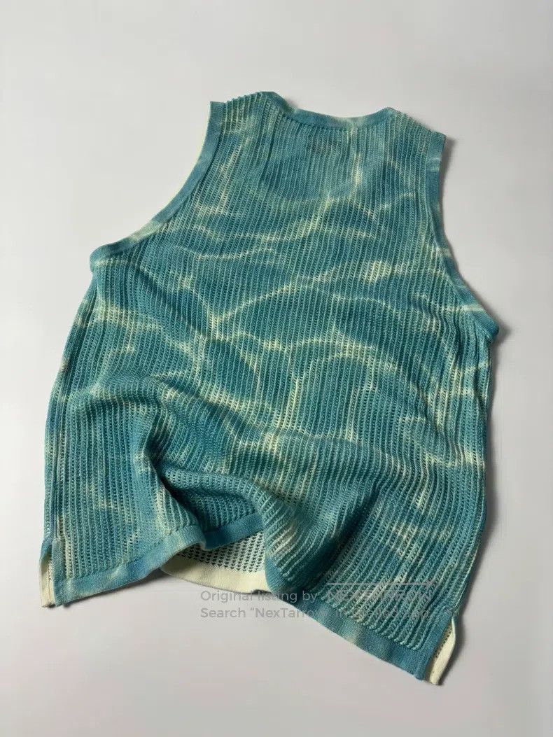 Aime Leon Dore Aime Leon Dore Tie-Dye Wave Warm Knit Open-Back Vest Size US M / EU 48-50 / 2 - 2 Thumbnail