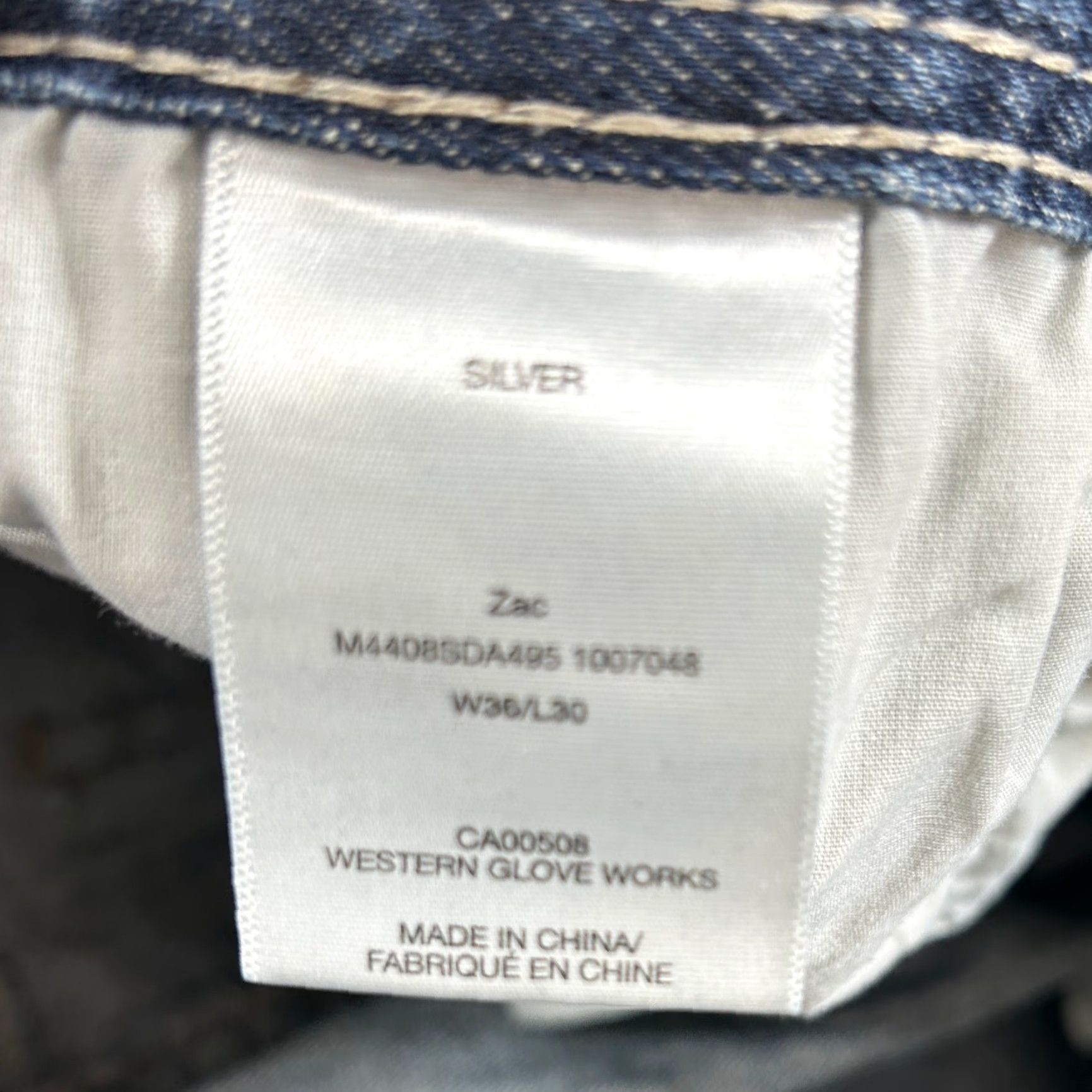 Silver Jeans Co. VINTAGE Size US 36 / EU 52 - 4 Thumbnail