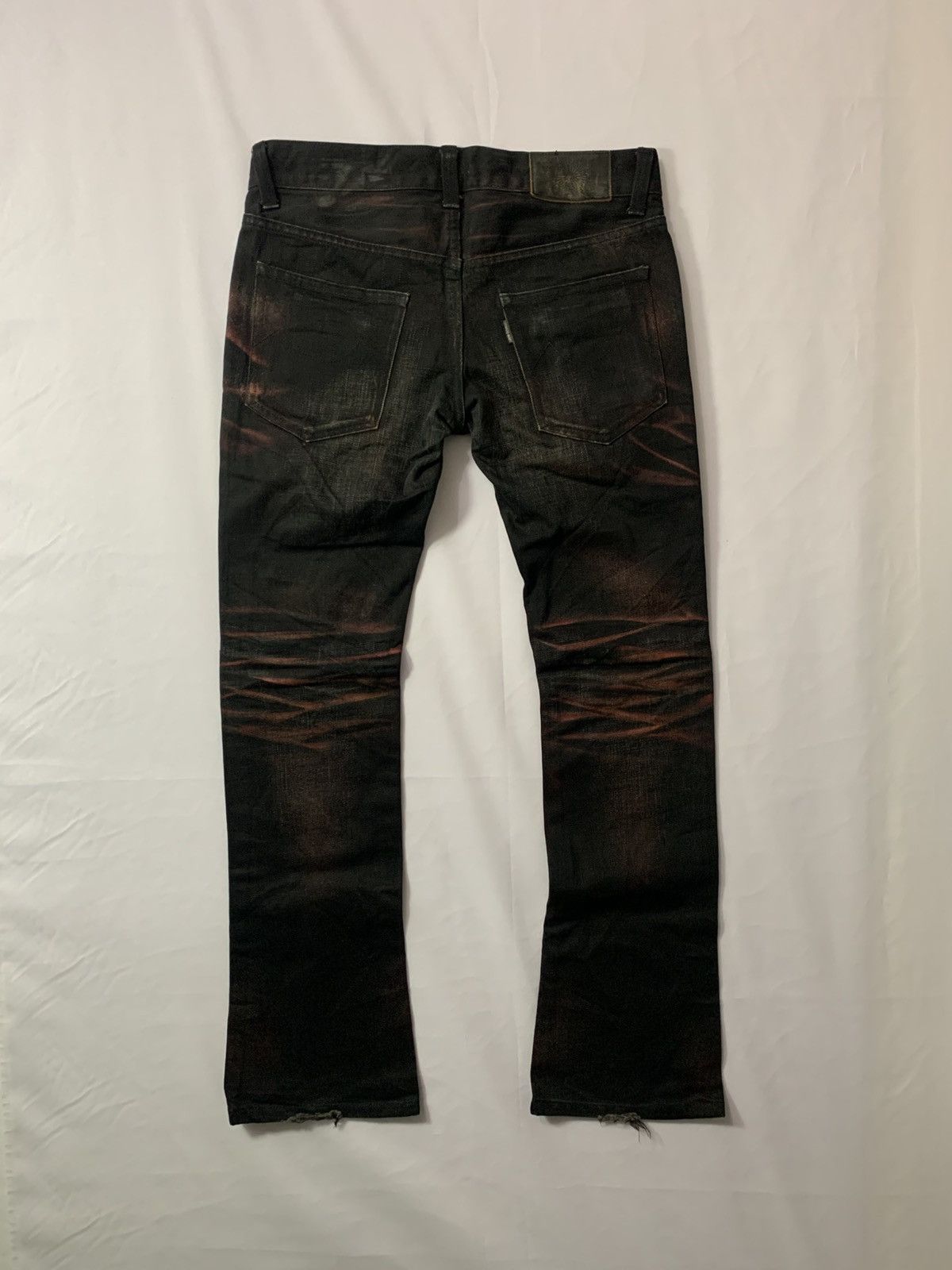 Tornado Mart Tornado Mart Processed Low Rise Denim Size US 32 / EU 48 - 2 Thumbnail