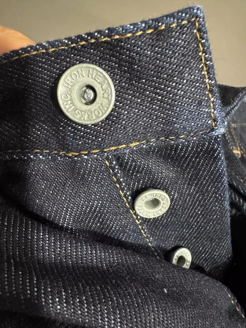 Iron Heart Iron Heart 21oz Iron Core Heavy Weight Jeans W31L32 Size US 34 / EU 50 - 6 Thumbnail