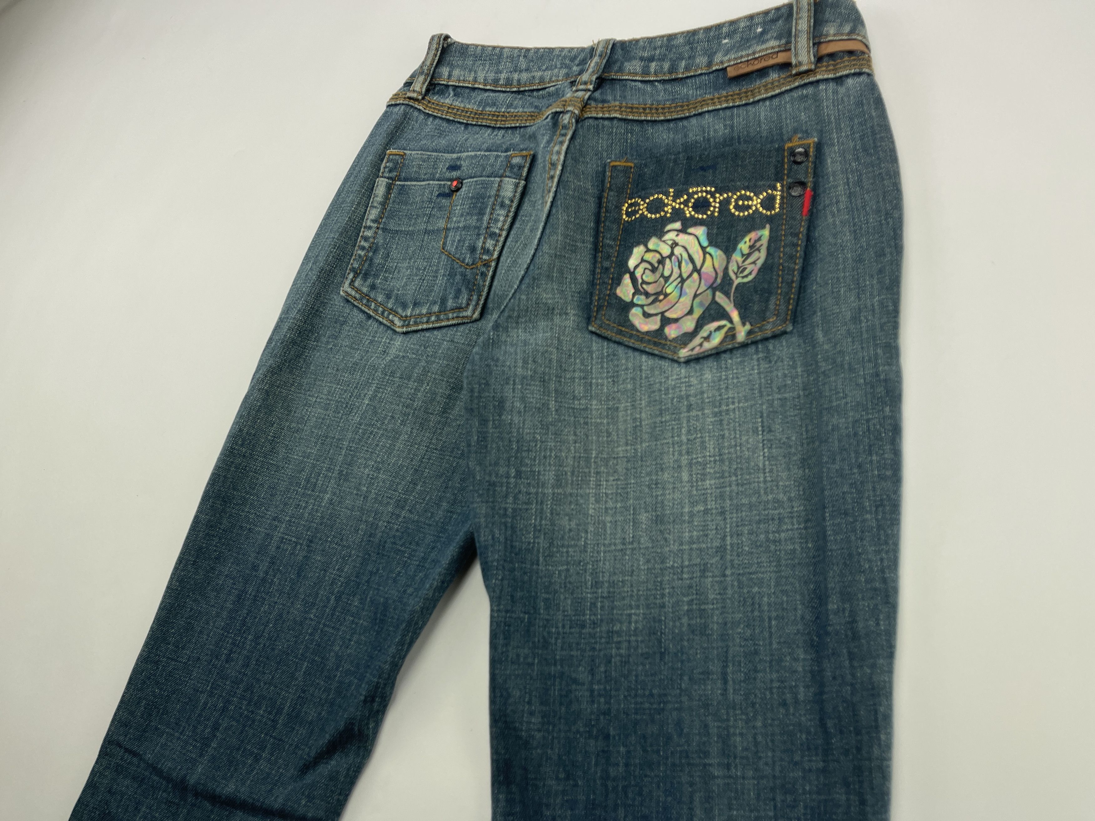 Ecko Unltd. Womens Ecko Unltd jeans, Ecko Red vintage 90s hip hop Y2K 26 Size 26" / US 2 / IT 38 - 5 Thumbnail