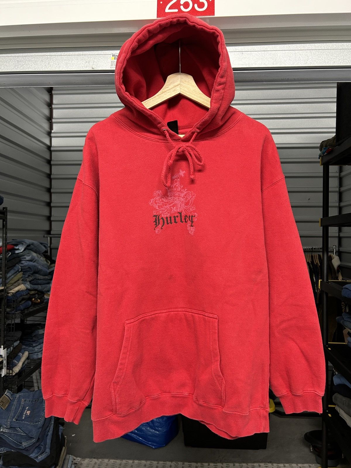Hurley Crazy vintage y2k Hurley dragon flame jnco style hoodie boxy Size US L / EU 52-54 / 3 - 1 Thumbnail