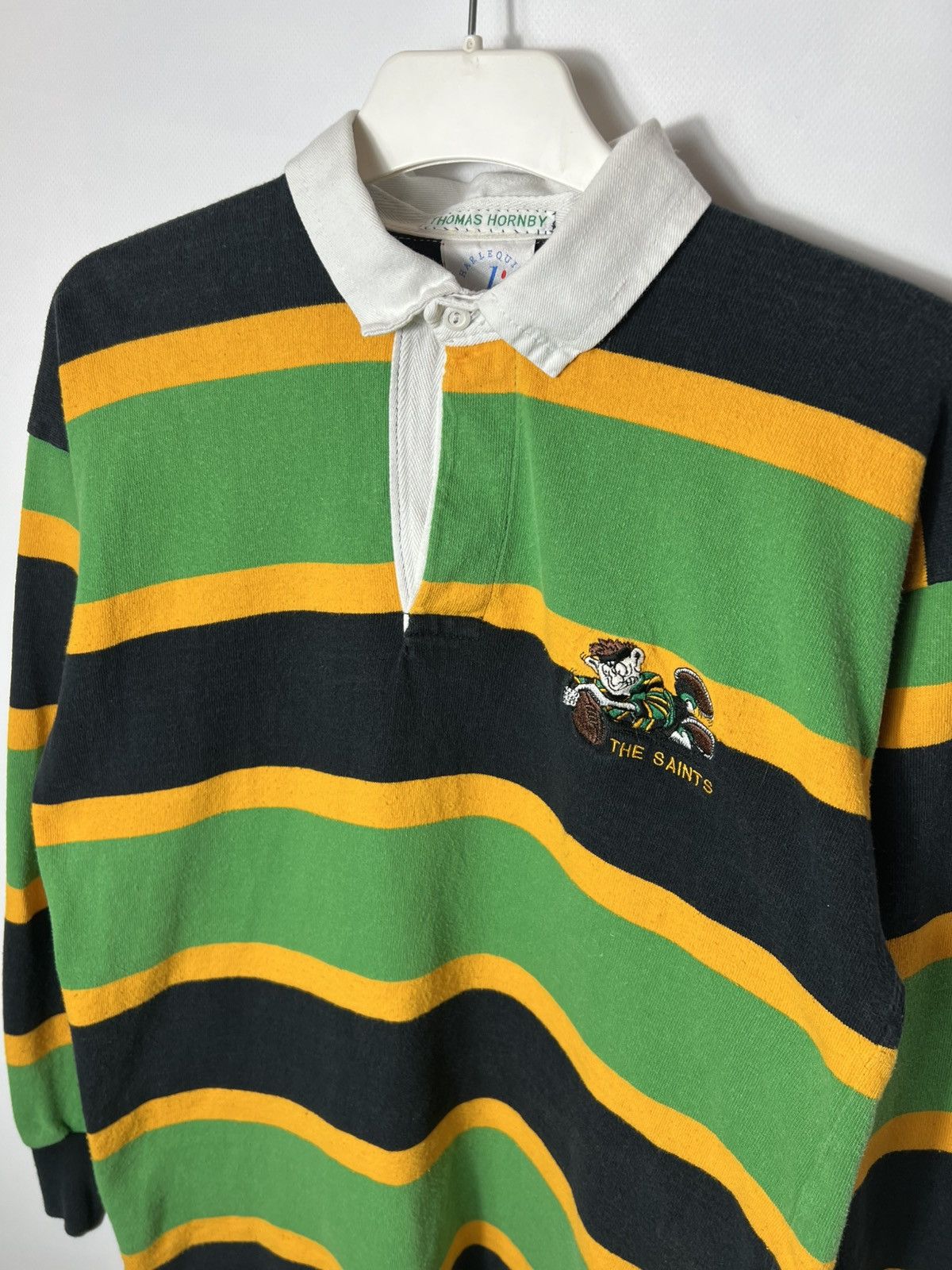 Vintage Vintage rare 90s Northampton Saints Herlequin Long Sleeve Size US S / EU 44-46 / 1 - 2 Thumbnail