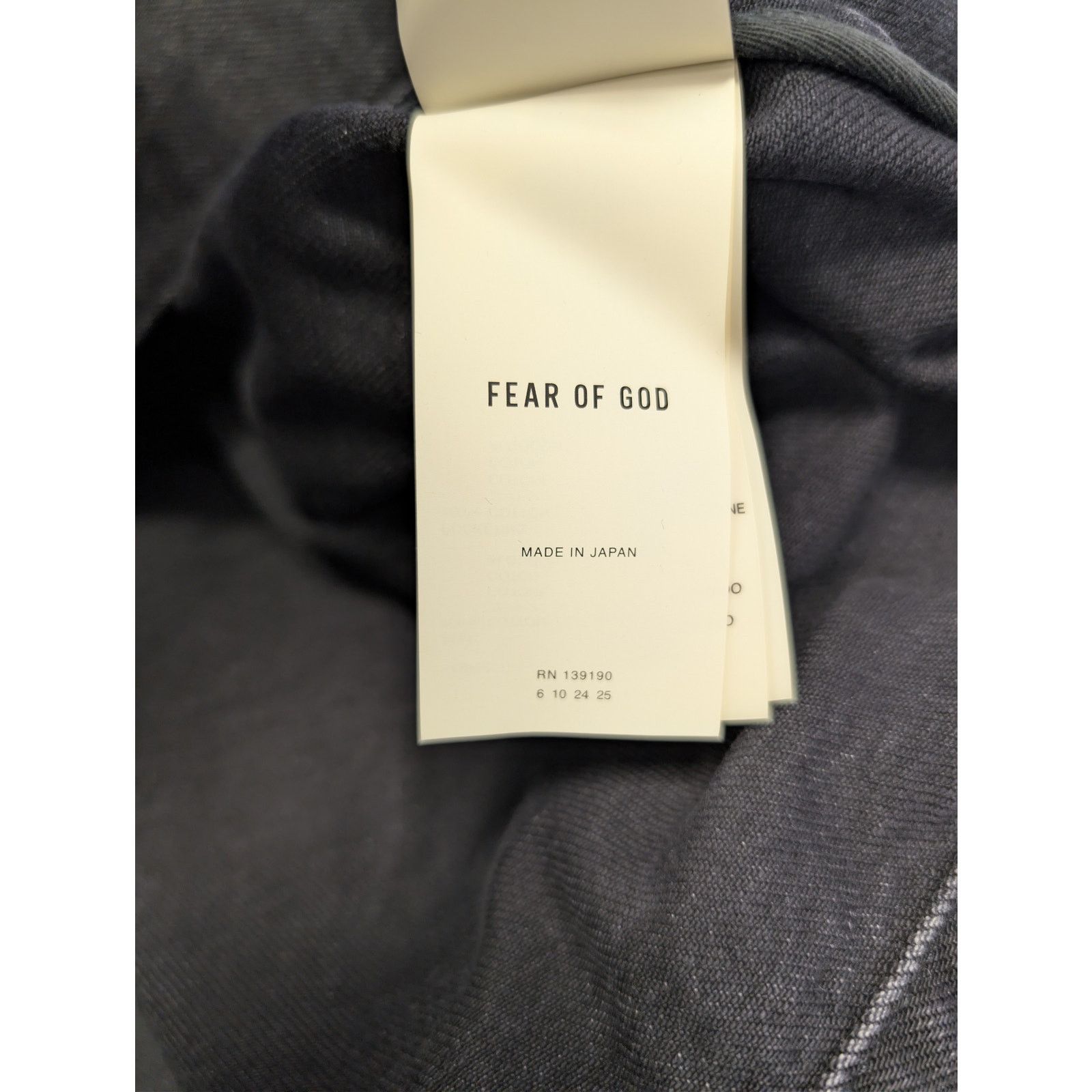 Fear of God o1rshd1 Canvas Utility Trucker Denim Jacket in Black Size US XL / EU 56 / 4 - 19 Thumbnail