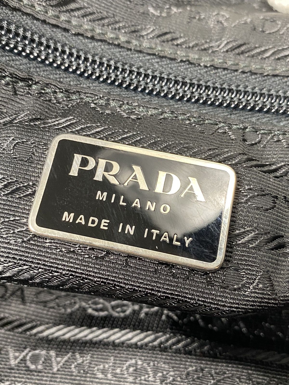 Prada Prada Tessuto Nero Nylon Shoulder Bag Size ONE SIZE - 8 Thumbnail
