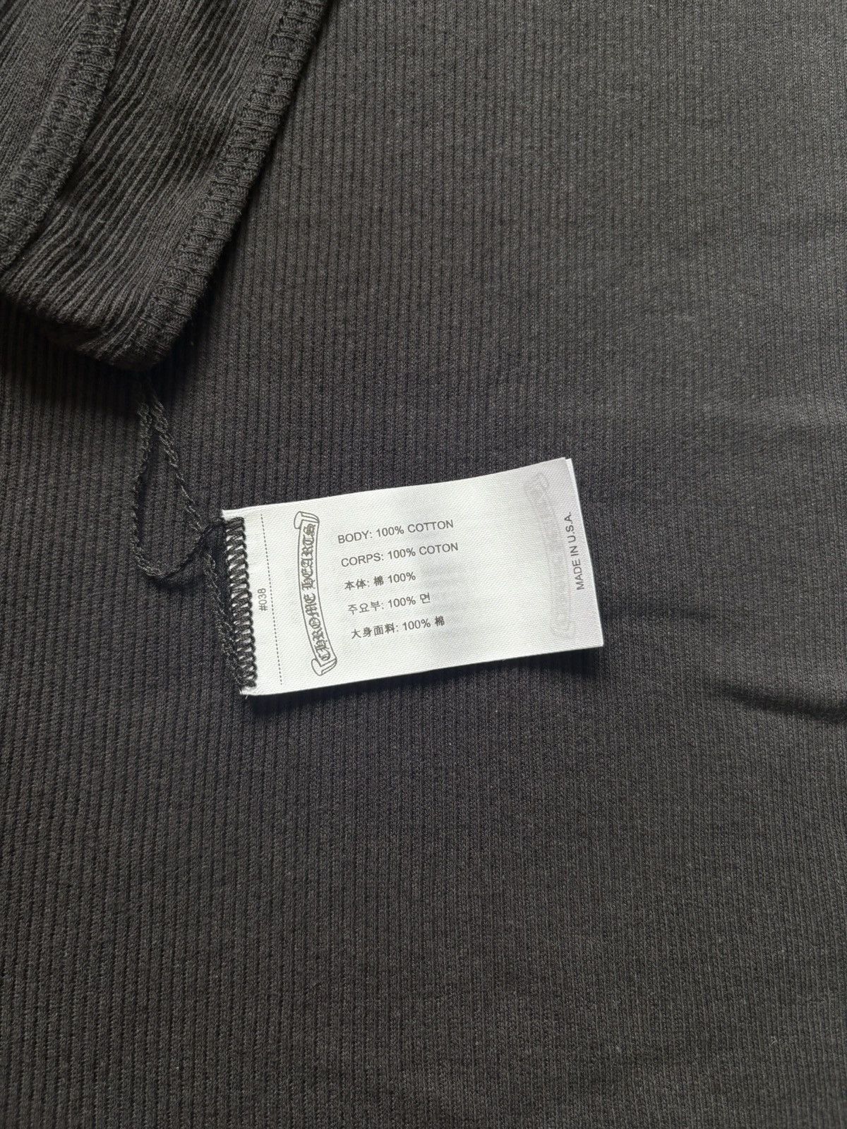 Chrome Hearts Chrome Hearts Black Hairy Tank Top Size US M / EU 48-50 / 2 - 5 Thumbnail