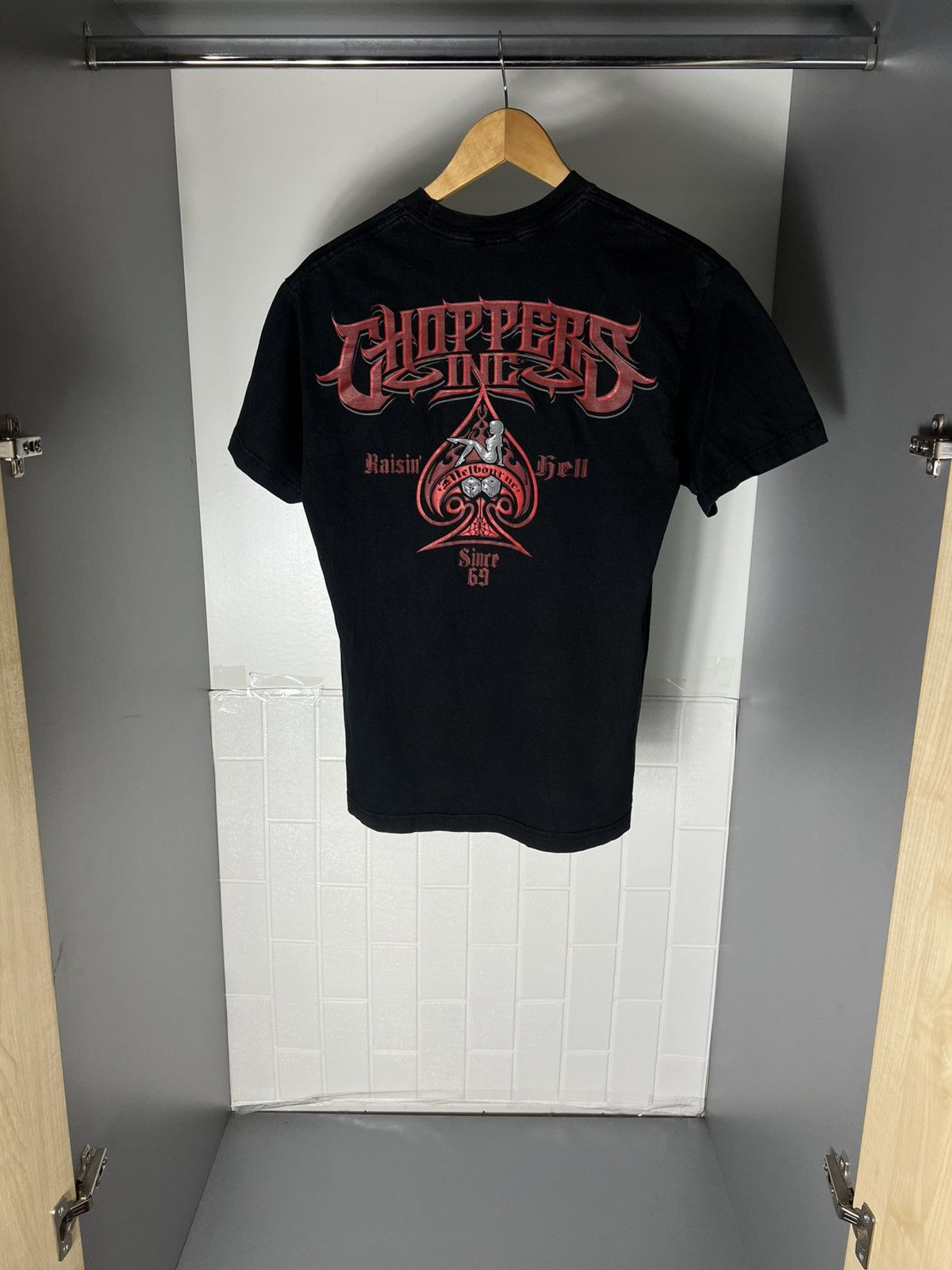 West Coast Choppers VINTAGE HARLEY DAVIDSON CHOPPERS ING MOTORCYCLE RETRO 90s Size US S / EU 44-46 / 1 - 19 Thumbnail