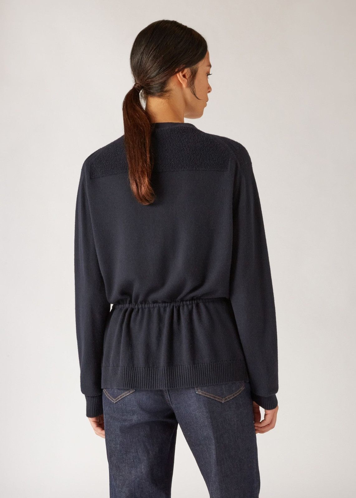 Loro Piana o1srvl11e0125 Wetherlam Cardigan in Navy Blue Size L / US 10 / IT 46 - 3 Thumbnail