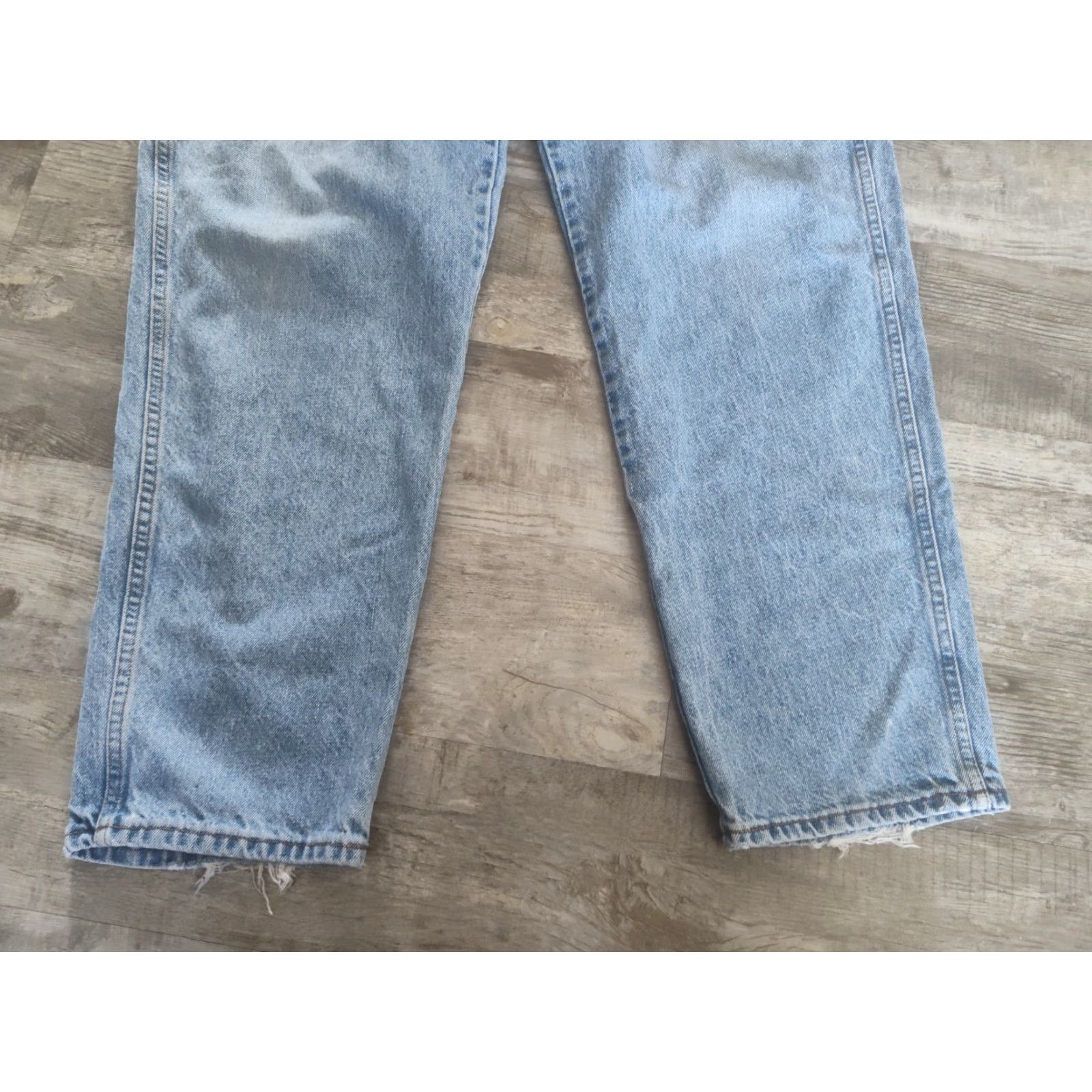Vintage Vtg Coleman Outdoors Made In USA Men's Blue Jeans 40X30 Distressed VHTF Rare Size US 40 / EU 56 - 2 Thumbnail