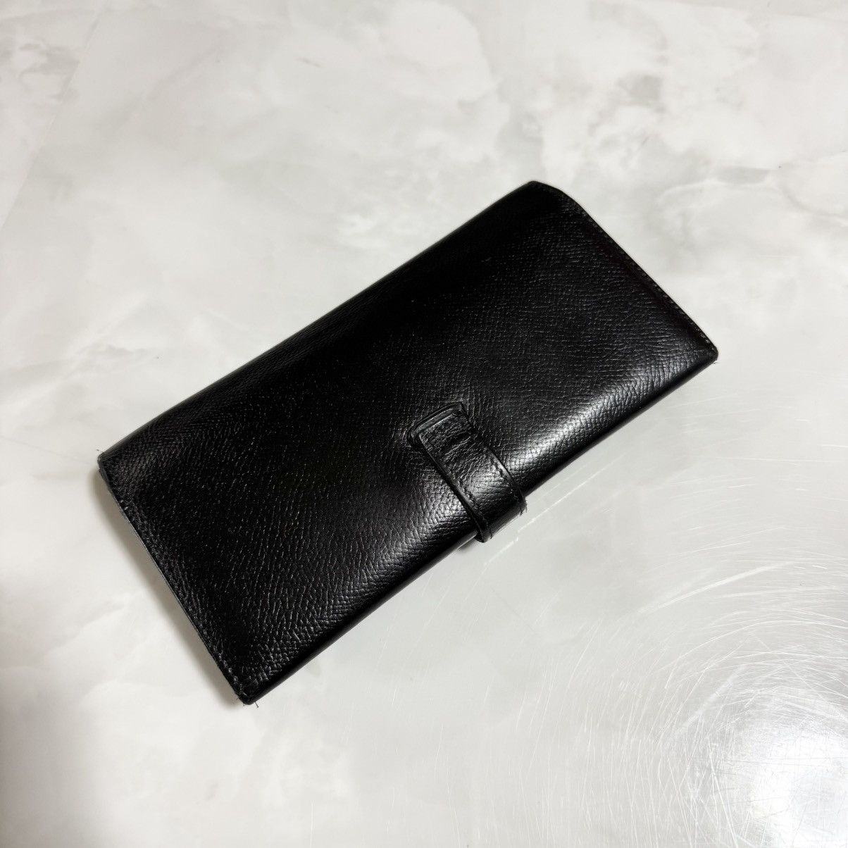 Hermes Hermes Bearn □J stamp 10 card pockets Tri-fold long wallet Size ONE SIZE - 7 Thumbnail