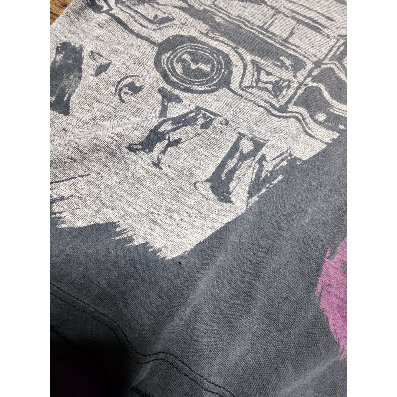 Gloverall VINTAGE JIMMY'Z Gray L Woody Wagon All Over Print Short Sleeve T-Shirt 80s 90s Beach Mens Size US L / EU 52-54 / 3 - 2 Thumbnail