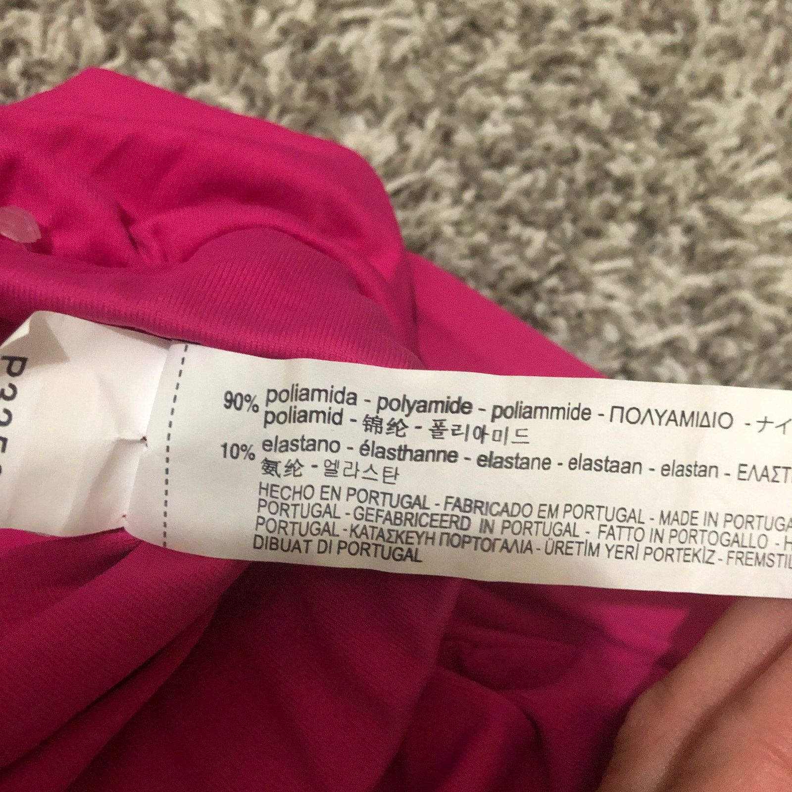 Zara Zara Hot Pink Leggings Pull On Pants Stretch Ruched Front Size 32" / US 10 / IT 46 - 5 Thumbnail