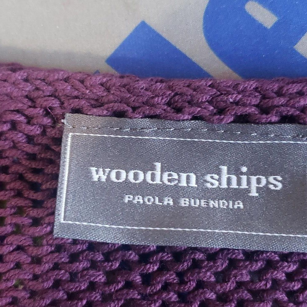 Designer CT1920 Wooden Ships Long Sleeve Purple V-neck Sweater X/S Size XS / US 0-2 / IT 36-38 - 6 Thumbnail
