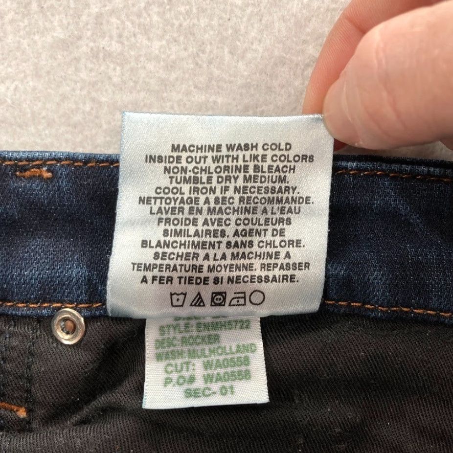 Vintage Joe's Jeans Rocker Bootcut Women's 28 Dark Wash Denim Low Rise Flap Pocket Jeans Size 28" / US 6 / IT 42 - 6 Thumbnail