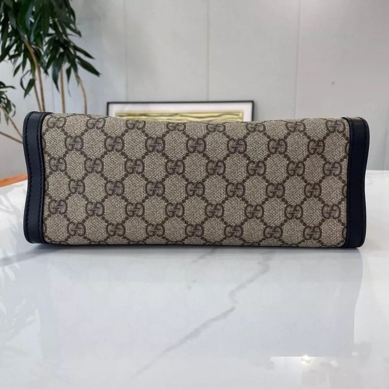 Gucci Gucci Padlock Series Beige/Black Bag-2505 Size ONE SIZE - 3 Thumbnail