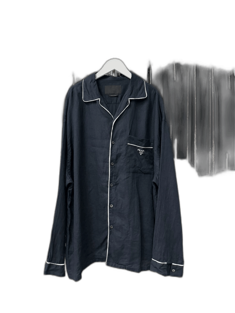 Prada Prada Long Sleeve Shirt Size Large Size US L / EU 52-54 / 3 - 1 Thumbnail
